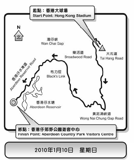 圖片：活動情况和路線圖