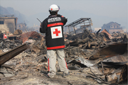 Image: To express the mourning to the victims in Earthquake and Tsunami in Japan Apr 11, 2011, 1-minutes silence <Time: 14:46 – 14:47> After 1 month of the earthquake. 