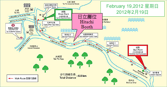 圖片：活動情况和路線圖